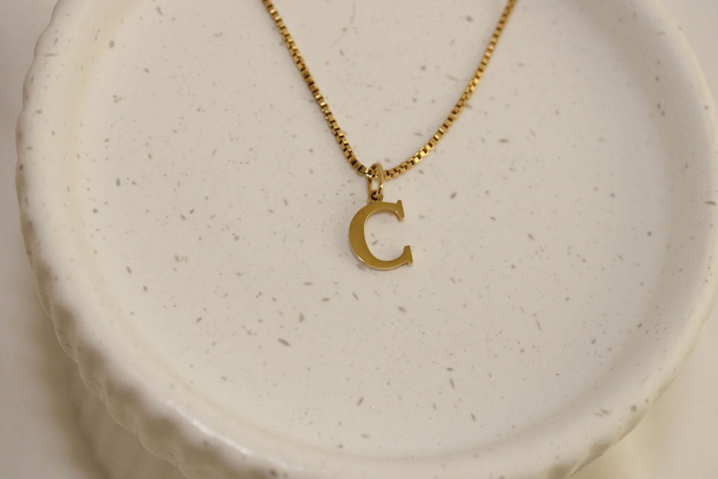 Letter necklace