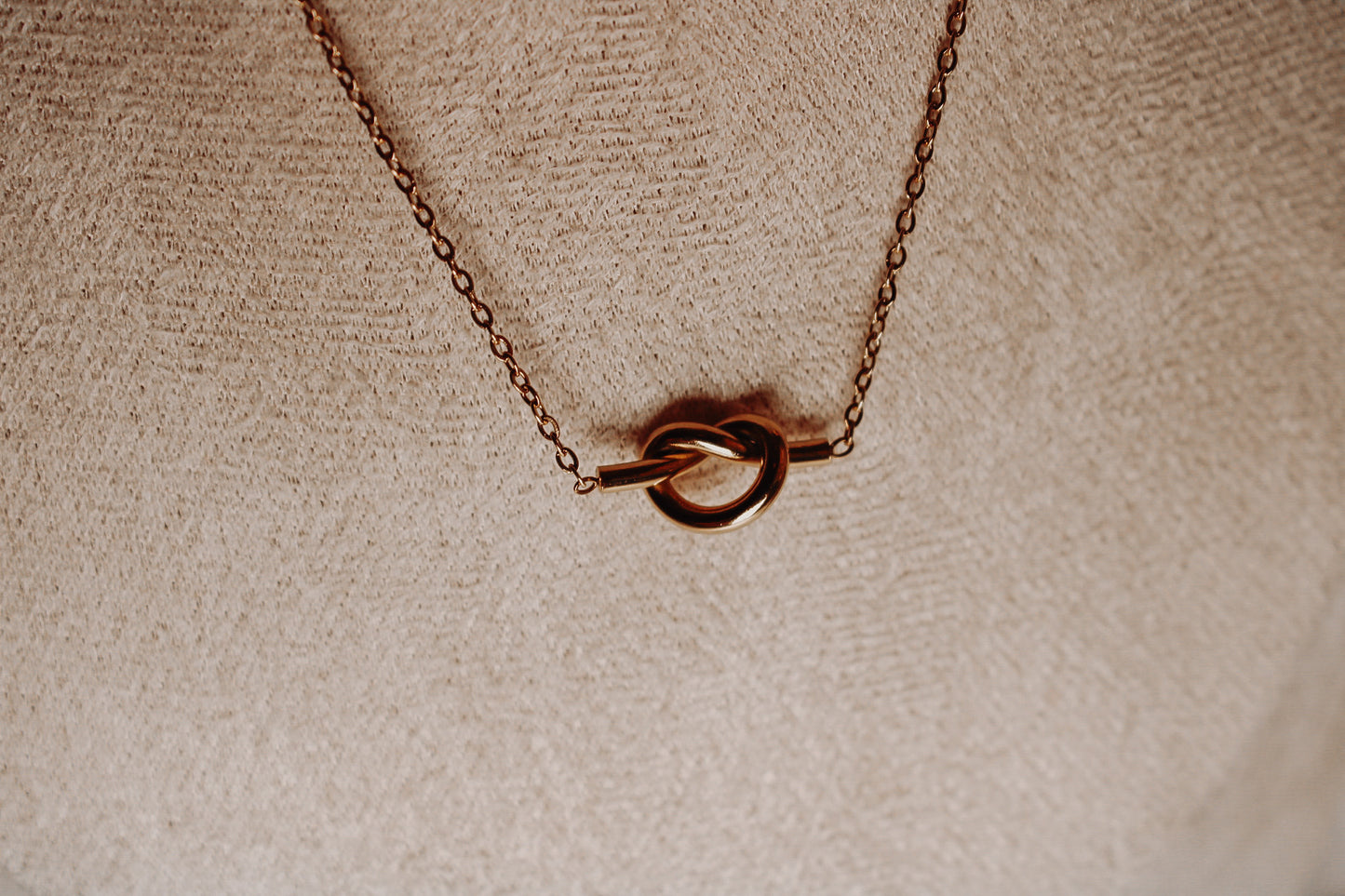 Golden Knot Necklace