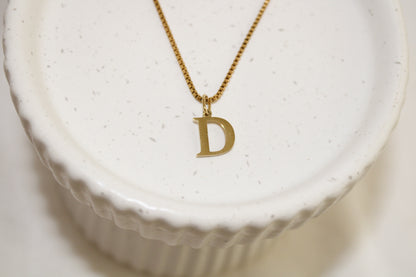 Letter necklace