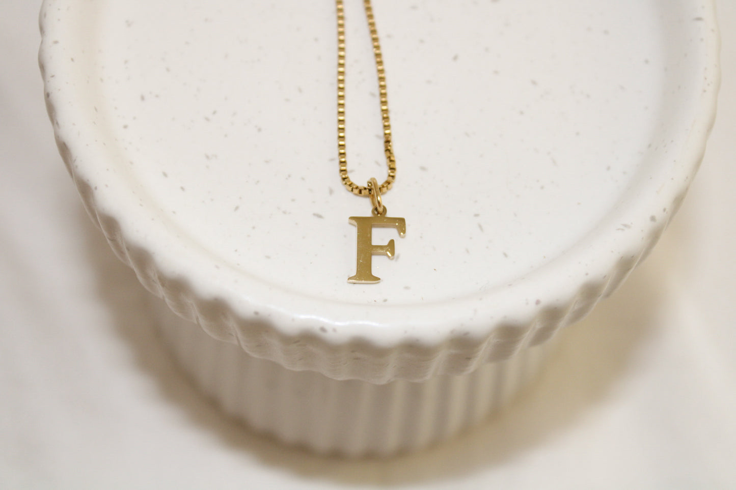 Letter necklace