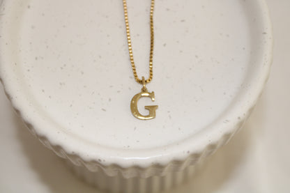 Letter necklace