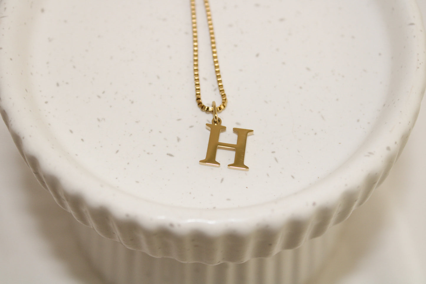 Letter necklace