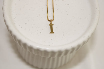 Letter necklace