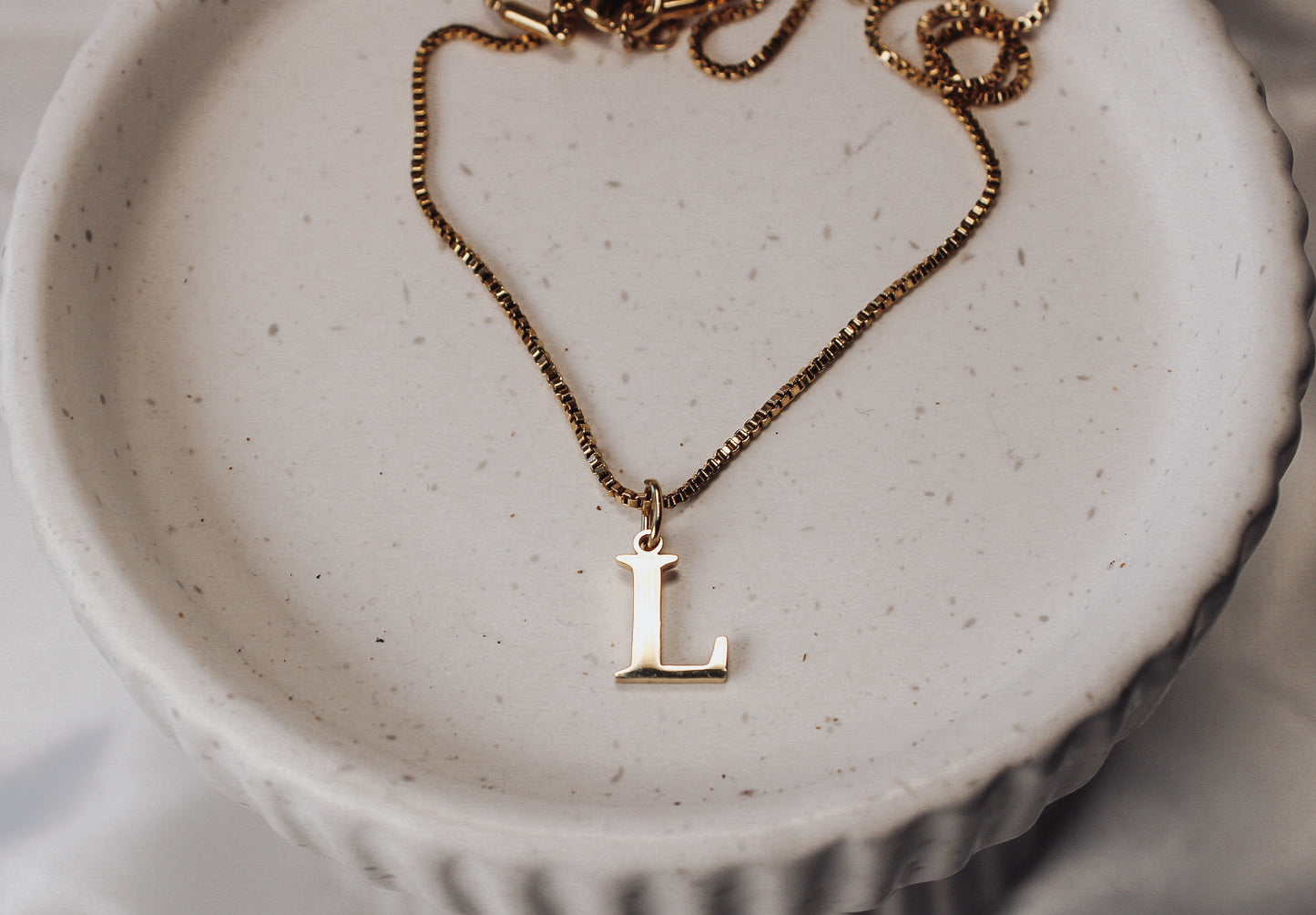 Letter necklace