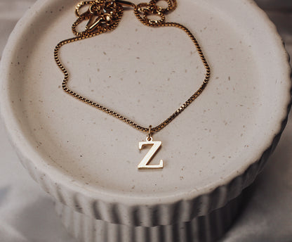 Letter necklace