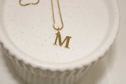 Letter necklace