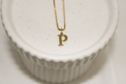 Letter necklace