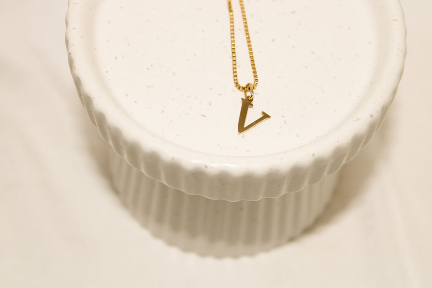 Letter necklace