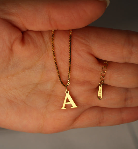 Letter necklace