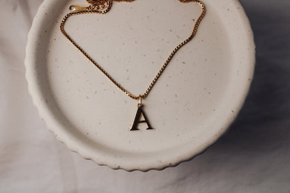 Letter necklace