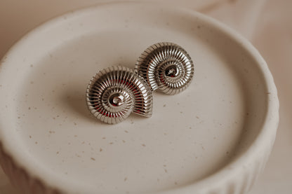 Caracol Silver/Gold Earrings